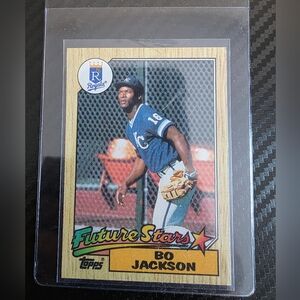 Topps Future Stars Card with Blue and White Jersey